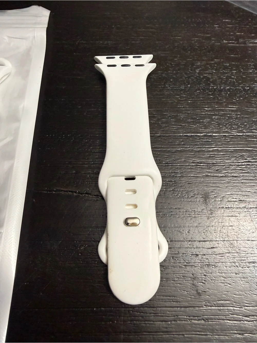 Set of White Silicone Sport Replacement Watch Bands (3) for Smartwatches